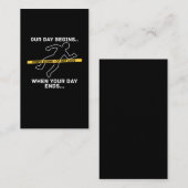 Forensisch-wetenschappelijk onderzoeker rechercheu visitekaartje (Voorkant / Achterkant)