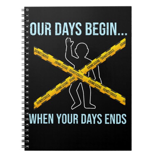 Forensisch-wetenschappelijk rechercheur Forensisch Notitieboek (Voorkant)