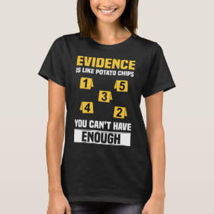 Forensisch Wetenschapper Criminologie lijkschouwer T-shirt