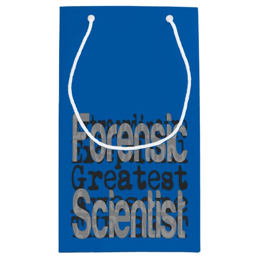 Forensisch wetenschapper Extraordinaire Klein Cadeauzakje (Achterkant)