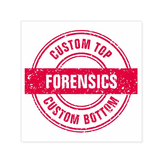Forensisch Zelfinktende Stempel (Design)