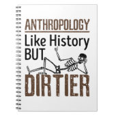 Forensische antropologie als geschiedenis maar vui notitieboek (Voorkant)