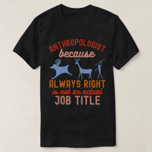 Forensische antropologie, antropoloog t-shirt