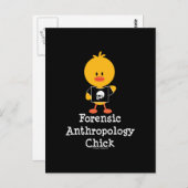 Forensische antropologie Chick Briefkaart (Voorkant / Achterkant)
