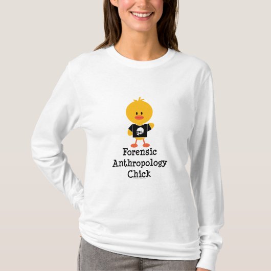 Forensische antropologie Chick Hoodie T-shirt (Voorkant)