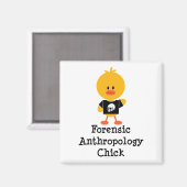 Forensische Antropologie Chick Magnet (Voorkant / Achterkant)