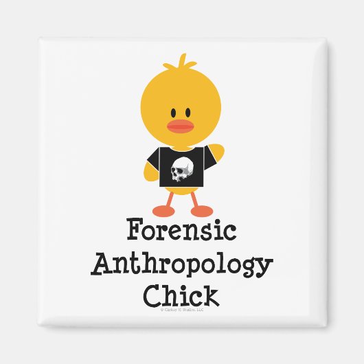 Forensische Antropologie Chick Magnet (Voorkant)
