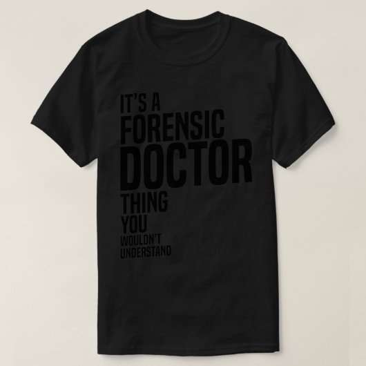 forensische arts t-shirt (Design voorkant)