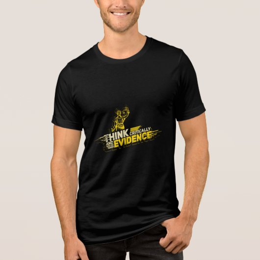 Forensische examens vereisen bewijs kritisch Tri-Blend shirt (Voorkant)