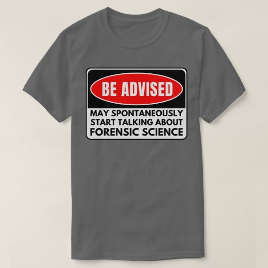 forensische geneeskunde 11 t-shirt (Design voorkant)