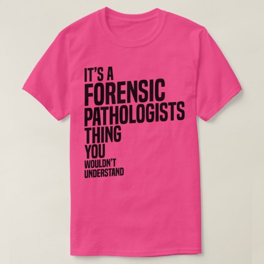 Forensische pathologen t-shirt (Design voorkant)