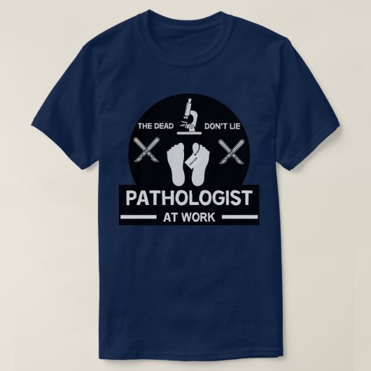Forensische pathologie geeft forensische wetenscha t-shirt (Design voorkant)