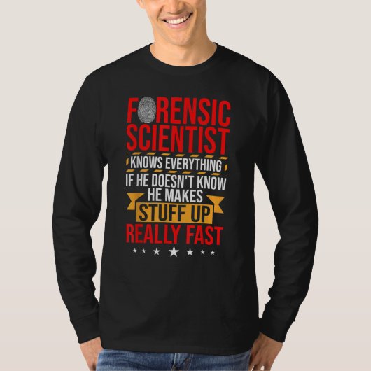 Forensische Psychologie Forensisch Detective Foren T-shirt (Voorkant)
