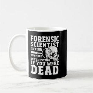 Forensische scientist Crime Scene Funny Forensics  Koffiemok