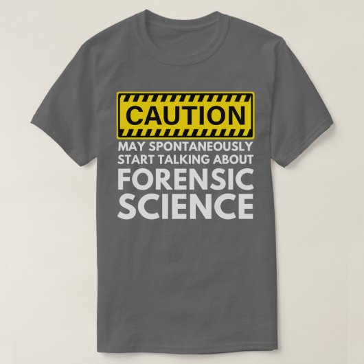 Forensische Wetenschap 4 T-shirt (Design voorkant)