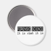 Forensische Wetenschap Het Is Magneet (Voorkant / Achterkant)