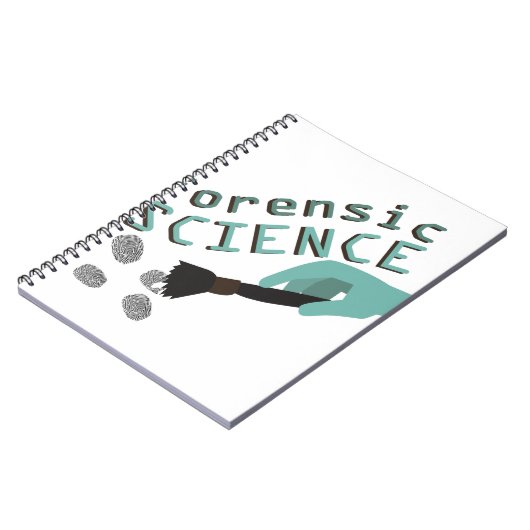 forensische wetenschap notitieboek (Linkerzijde)
