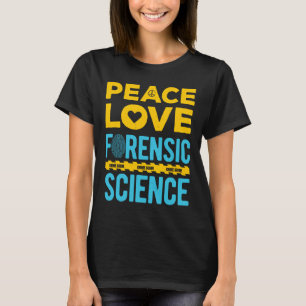 forensische wetenschap t-shirt