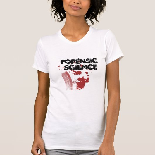 forensische wetenschap t-shirt (Voorkant)