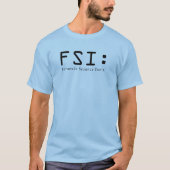 forensische wetenschap t-shirt (Voorkant)