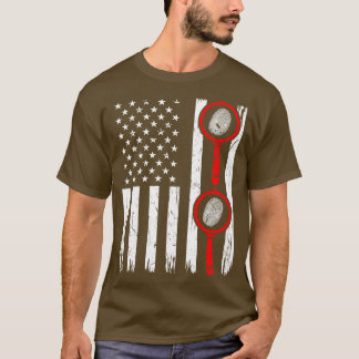 Forensische Wetenschap USA Vlag Forensische Wetens T-shirt