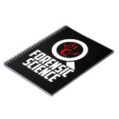 Forensische wetenschappers Onderzoeker forensisch Notitieboek (Linkerzijde)