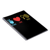 Forensische wetenschapscriminologie Wetenschappers Notitieboek (Rechterzijde)