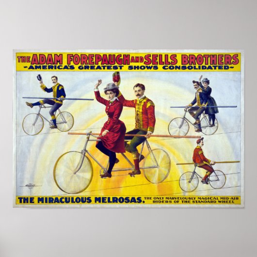 Forepaugh & Sells Brothers Circus Poster (Voorkant)