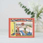 Forepaugh & Sells Brothers  Circus Poster Briefkaart (Staand voorkant)