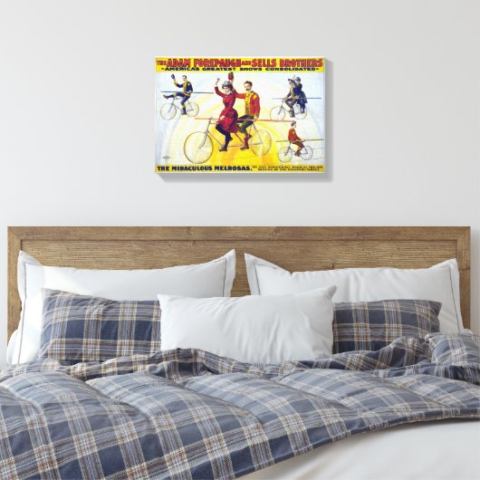 Forepaugh & Sells Brothers Circus Poster Canvas Afdruk (Insitu (Slaapkamer))