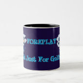 Foreplay Humor Golf Lovers Mug Tweekleurige Koffiemok (Center)