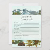 Forest Adventure-advies voor mammie-Beren Kaart (Voorkant)