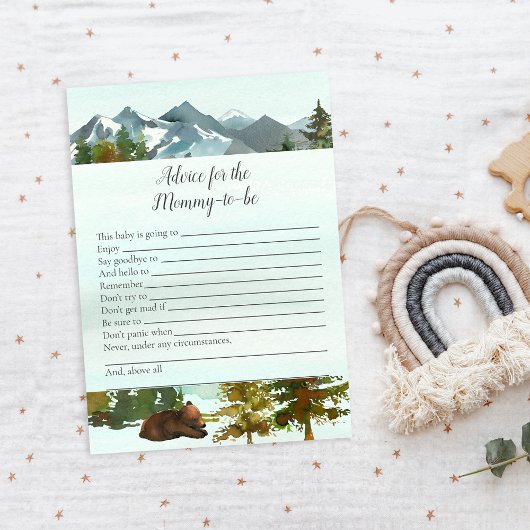 Forest Adventure-advies voor mammie-Beren Kaart