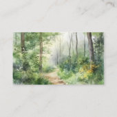 Forest Adventure Baby shower Boek voor Baby Informatiekaartje (Achterkant)