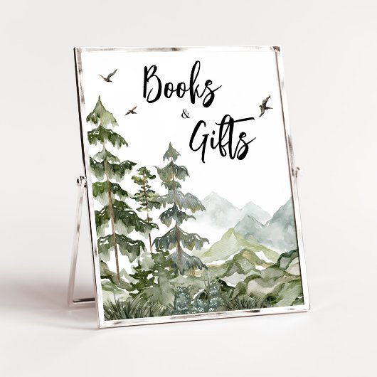 Forest Adventure Baby shower Boeken en geschenken Poster