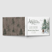 Forest Adventure Baby shower Boy Gastenboek (Volledig)