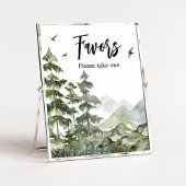 Forest Adventure Baby shower Favorieten Poster