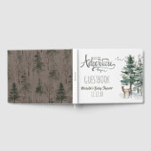 Forest Adventure Baby shower Girl Gastenboek (Volledig)