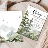 Forest Adventure Baby shower Uitnodiging