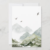 Forest Adventure Baby shower Uitnodiging (Achterkant)