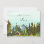 Forest Adventure Beer Baby shower RSVP Kaartje (Voorkant)