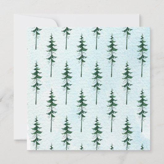 Forest Adventure Beer Boys Baby shower Kaart (Achterkant)