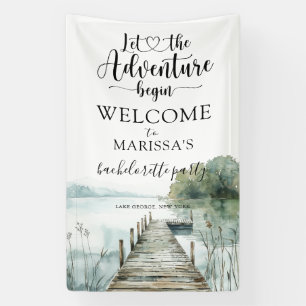 Forest Adventure begint met Bachelorette Party Spandoek