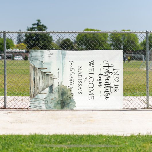 Forest Adventure begint met Bachelorette Party Spandoek (Insitu)