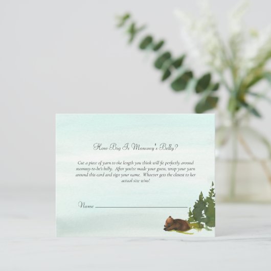 Forest Adventure Beren game van mammie op grote sc Kaart (Staand voorkant)