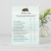 Forest Adventure Beren Old Wives Tales Game Card Kaart (Staand voorkant)