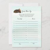 Forest Adventure-Beren raden hun leeftijdsspelkaar Kaart (Voorkant)