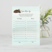 Forest Adventure-Beren raden hun leeftijdsspelkaar Kaart (Staand voorkant)