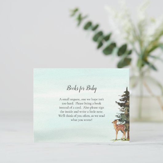 Forest Adventure Books for Baby Deers Game Kaart (Staand voorkant)