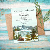 Forest Adventure Boy Rustieke Beren Verjaardagsfee Kaart